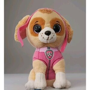 TY Beanie Boos 6" Paw Patrol SKYE‎ Plush Puppy Dog Pink Stuffed Animal Toy